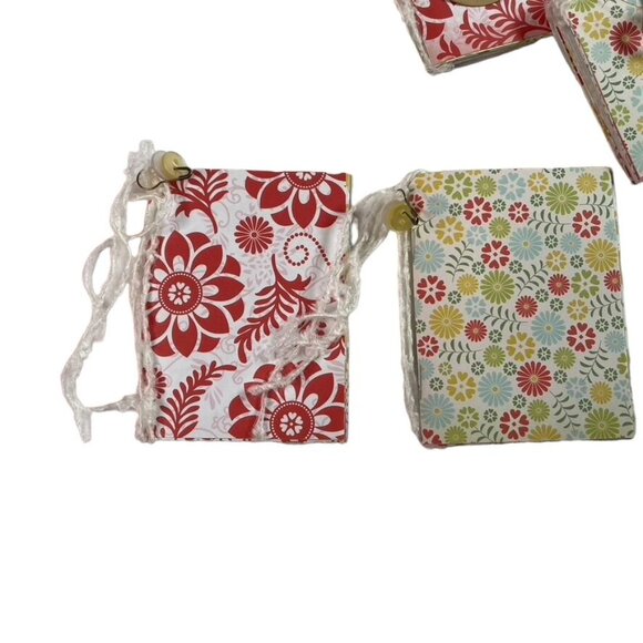 Set 6 Handmade Mini Notebook Decorative Inserts Travel Journals Diary u - Picture 5 of 5